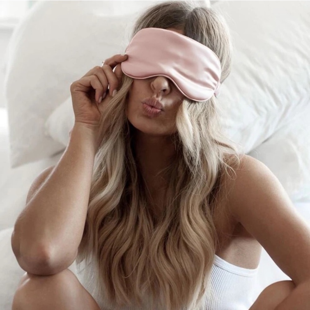Slip Pure Silk Sleep Mask Pink One Size